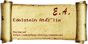 Edelstein Atália névjegykártya